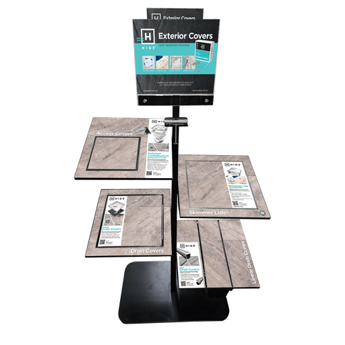 4 tier display stand