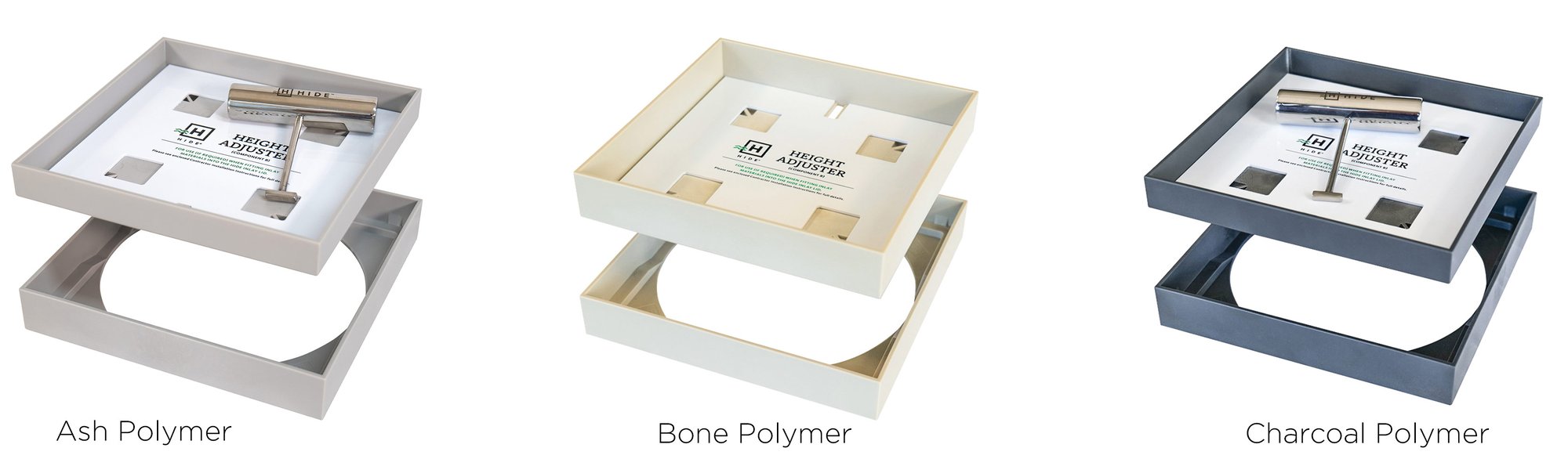 HIDE non conductive Full Polymer Access Cover hardware stacks