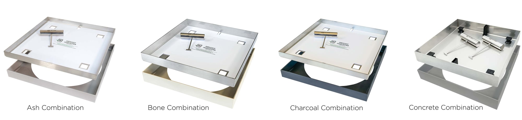 HIDE Combination Polymer Skimmer Lids hardware stacks