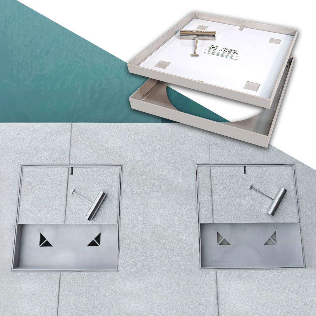 Two HIDE non conductive Ash Full Polymer Skimmer Lids.